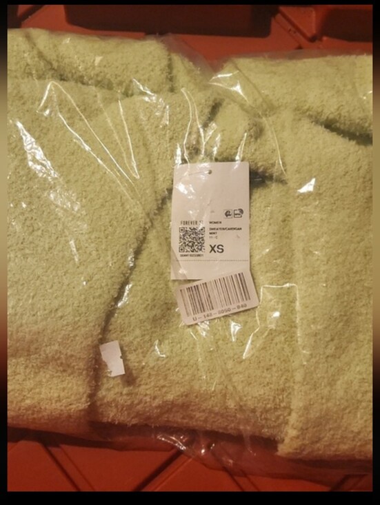 Forever 21 Sweaters - Forever21, Mint Green, Long Women's Winter, Warm, Sherpa, Cardigan sz Xs